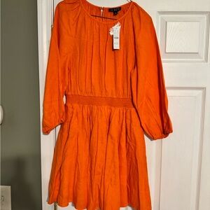 J. Crew Orange Mini Dress